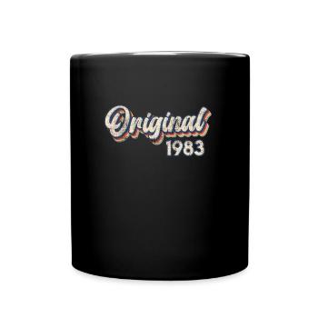 Né en 1983 40 ans 40e anniversaire - Mug uni - noir - Devant