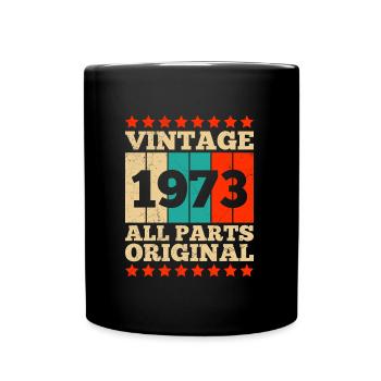 Oldtimer 1973 50 ans 50e anniversaire hommes - Mug uni - noir - Devant
