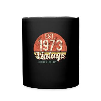 50e anniversaire homme né en 1937 50 ans - Mug uni - noir - Devant