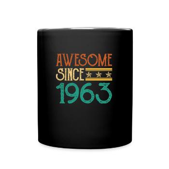 60e anniversaire 60 ans anniversaire incendie - Mug uni - noir - Devant