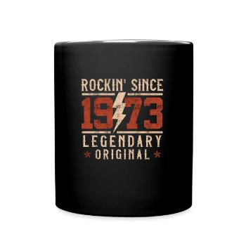 50e anniversaire Né en 1973 50 ans - Mug uni - noir - Devant