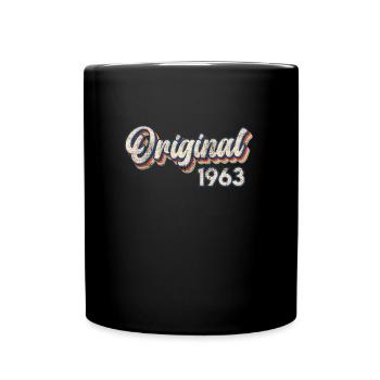 60 ans 60e anniversaire hommes hommes - Mug uni - noir - Devant