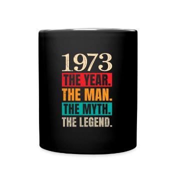 50 years - Full Colour Mug - black - Front