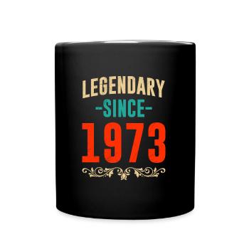 Légendaire depuis 1973 50e anniversaire 50e anniversaire - Mug uni - noir - Devant