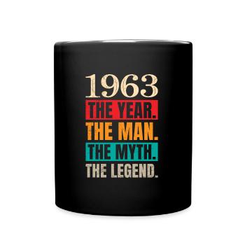 60e anniversaire de l’homme le mythe la légende - Mug uni - noir - Devant