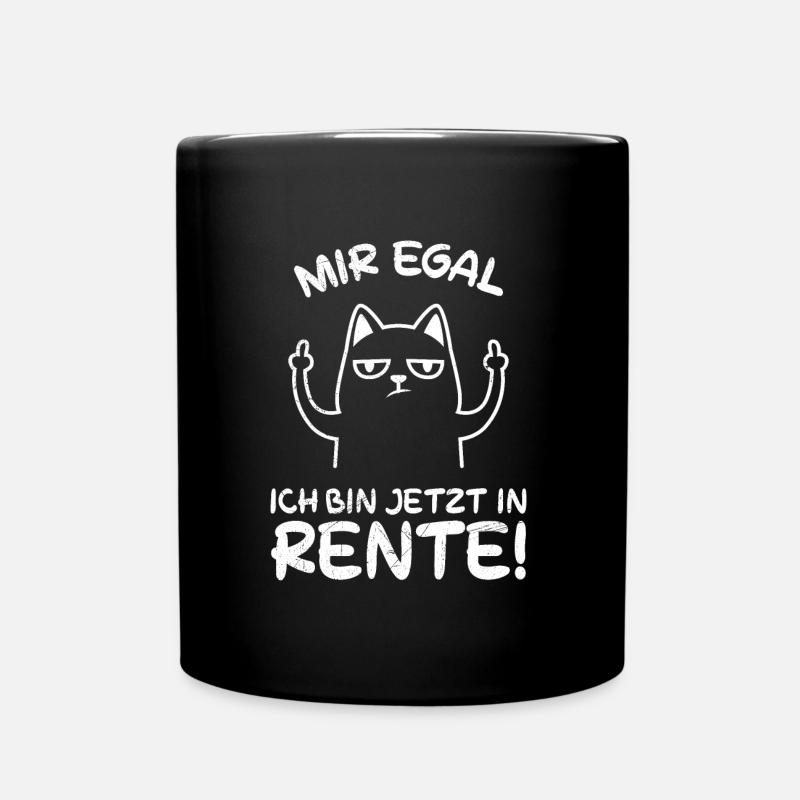 Rentner 2023 mir egal bin in Rente Ruhestand - Tasse einfarbig - Schwarz