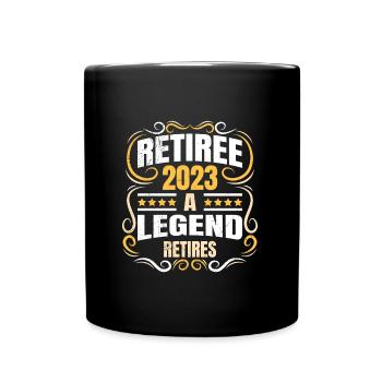 Retraité 2023 Retraite des retraités - Mug uni - noir - Devant