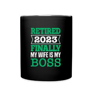 Retraités 2023 Retraite 2023 Retraite - Mug uni - noir - Devant