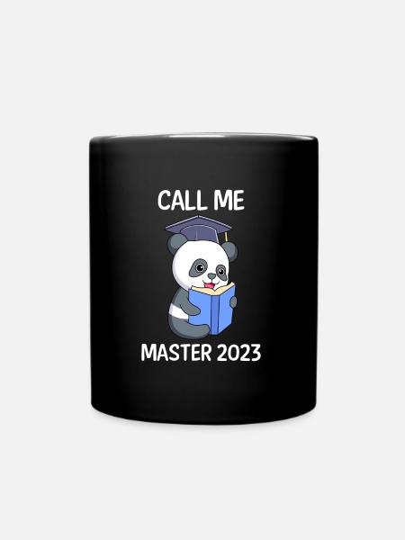 Master's degree 2023 Master's degree - Full Colour Mug - black