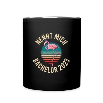 Bachelor 2023 Bachelor Abschluss 2023 - Tasse einfarbig - Schwarz - Vorne
