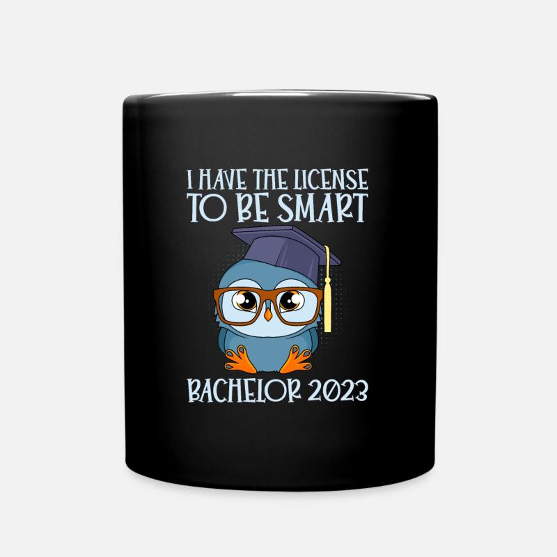 Bachelor 2023 Bachelor Abschluss - Tasse einfarbig - Schwarz