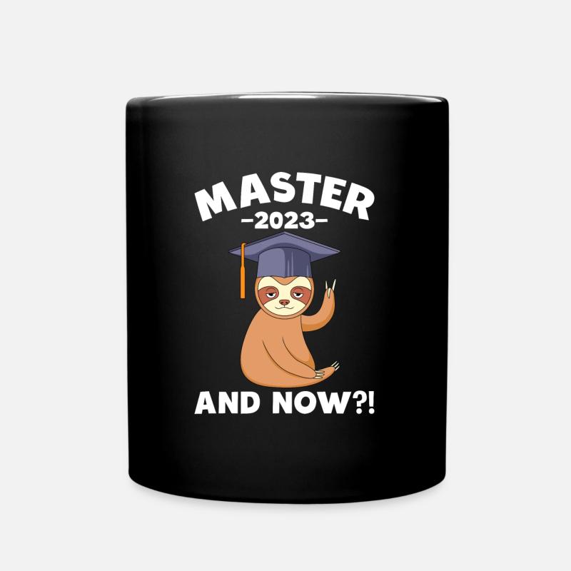 Master 2023 and now? Master's degree - Full Colour Mug - black