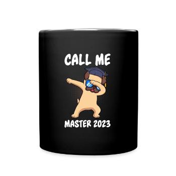 Master Degree 2023 Master - Full Colour Mug - black - Front