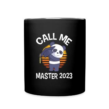 Appelez-moi Master 2023 Master - Mug uni - noir - Devant