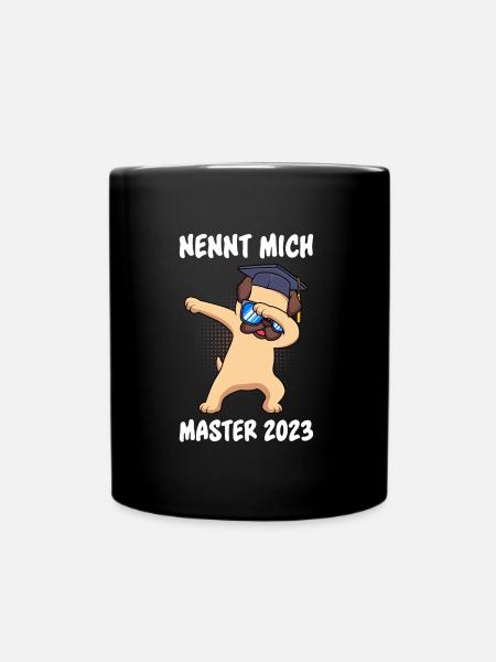 Master Abschluss 2023 Master - Tasse einfarbig - Schwarz