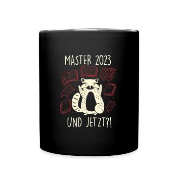 Master 2023 Masterabschluss Master Abschluss 2023 - Tasse einfarbig - Schwarz - Vorne
