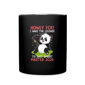Master 2023 Licence à Clever Shit - Mug uni - noir - Devant