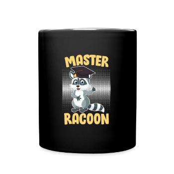 Master Racoon 2023 Master Degree - Full Colour Mug - black - Front