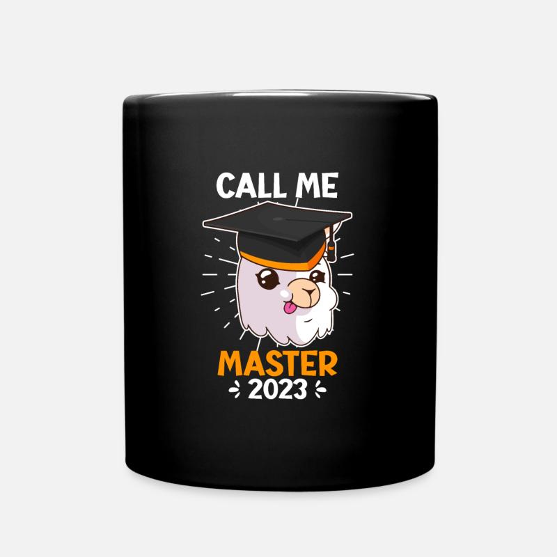 Master 2023 Studiumabschluss - Tasse einfarbig - Schwarz