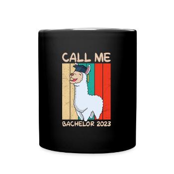 Call me Bachelor 2023 - Full Colour Mug - black - Front