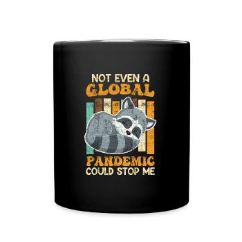 Pandemic couldn't stop me Master Bachelor - Full Colour Mug - black - Front