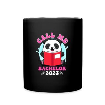 Appelez-moi Bachelor 2023 Diplôme - Mug uni - noir - Devant