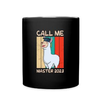 Master's degree 2023 - Full Colour Mug - black - Front