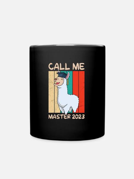 Master Abschluss 2023 - Tasse einfarbig - Schwarz