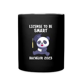Bachelor 2023 Licence à Clever Shit - Mug uni - noir - Devant