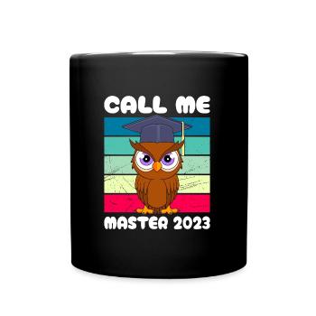 Appelez-moi Master 2023 - Mug uni - noir - Devant