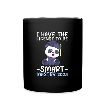 Licence Panda pour Smart Shit Master 2023 - Mug uni - noir - Devant
