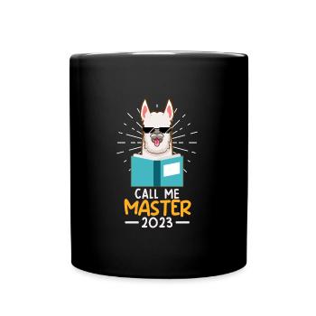 Master's Degree 2023 Call Me Master - Mug uni - noir - Devant