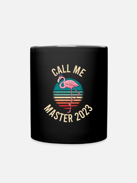 Master Abschluss 2023 Master - Tasse einfarbig - Schwarz
