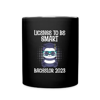 Bachelor 2023 Licence à Smart Shit - Mug uni - noir - Devant