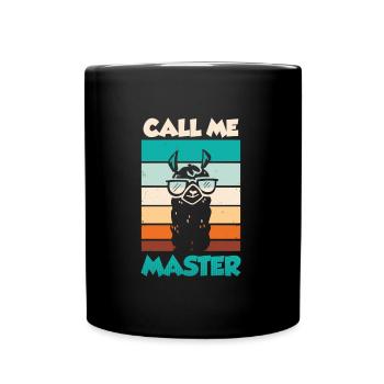 Call me Master 2023 - Full Colour Mug - black - Front