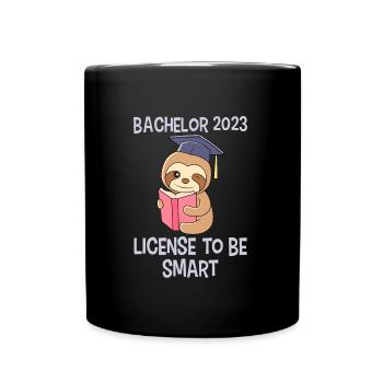 Bachelor 2023 Licence à Clever Shit - Mug uni - noir - Devant
