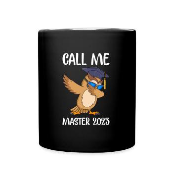 Appelez-moi Master 2023 Master - Mug uni - noir - Devant