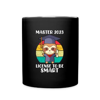 Master 2023 Licence à Clever Shit - Mug uni - noir - Devant