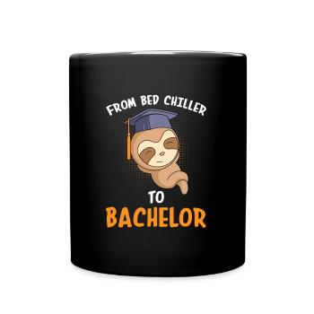 Bachelor 2023 from bed chiller to bachelor - Full Colour Mug - black - Front