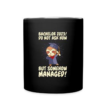 Somehow made the Bachelor 2023 - Full Colour Mug - black - Front