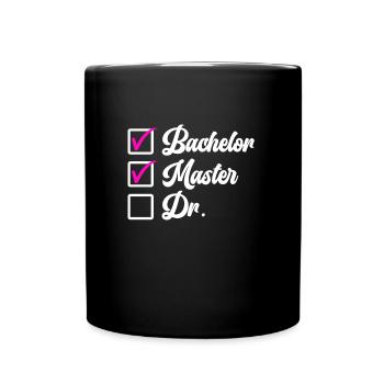 Licence Master Doctorat - Mug uni - noir - Devant