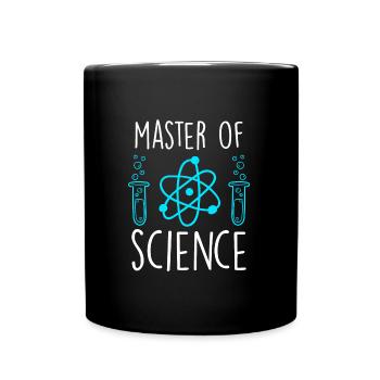 Engineer Master Degree Master of Science - Full Colour Mug - black - Front