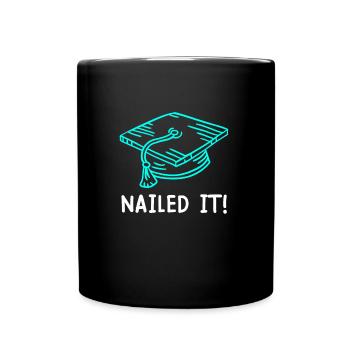 Cloué it Diplôme de Bachelor Master - Mug uni - noir - Devant