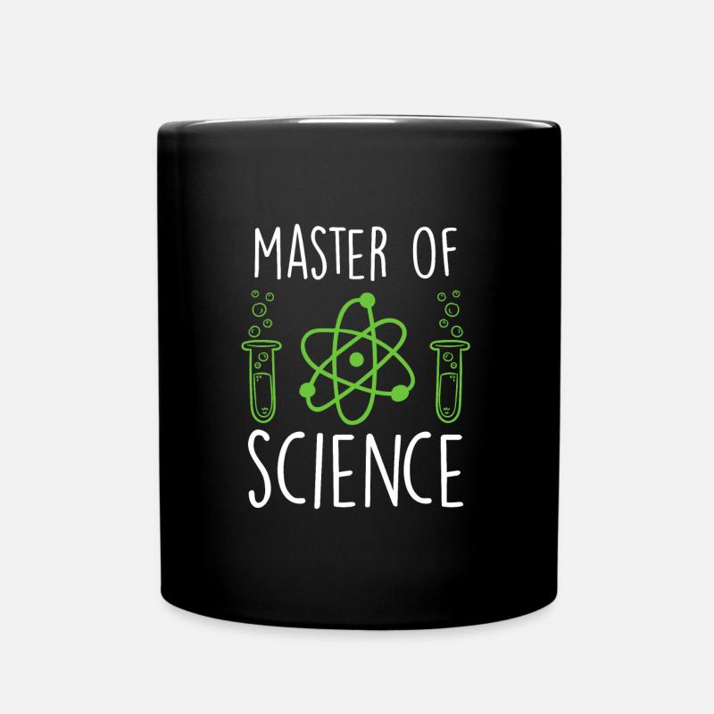 Ingenieur Master Abschluss Master of Science - Tasse einfarbig - Schwarz