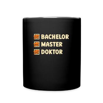 Licence Master Doctorat - Mug uni - noir - Devant