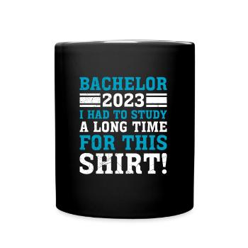 Pour cela, j’ai dû étudier pendant longtemps le baccalauréat - Mug uni - noir - Devant