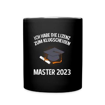 Licence pour le Master Klugsceiß 2023 - Mug uni - noir - Devant