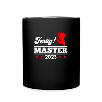 J’ai fini d’étudier le Master 2023 - Mug uni - noir - Devant