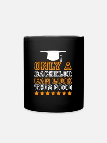 So sieht nur ein Bachelor aus Bachelor Abschluss - Tasse einfarbig - Schwarz