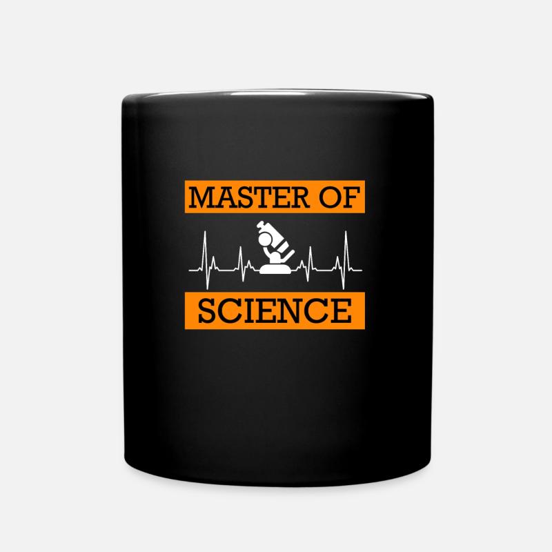 Ich habe meinen Master Abschluss Master of Science - Tasse einfarbig - Schwarz